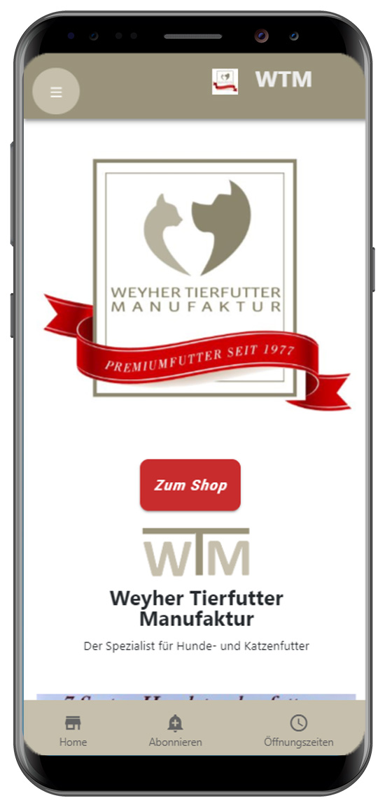 App - PWA Referenz WTM