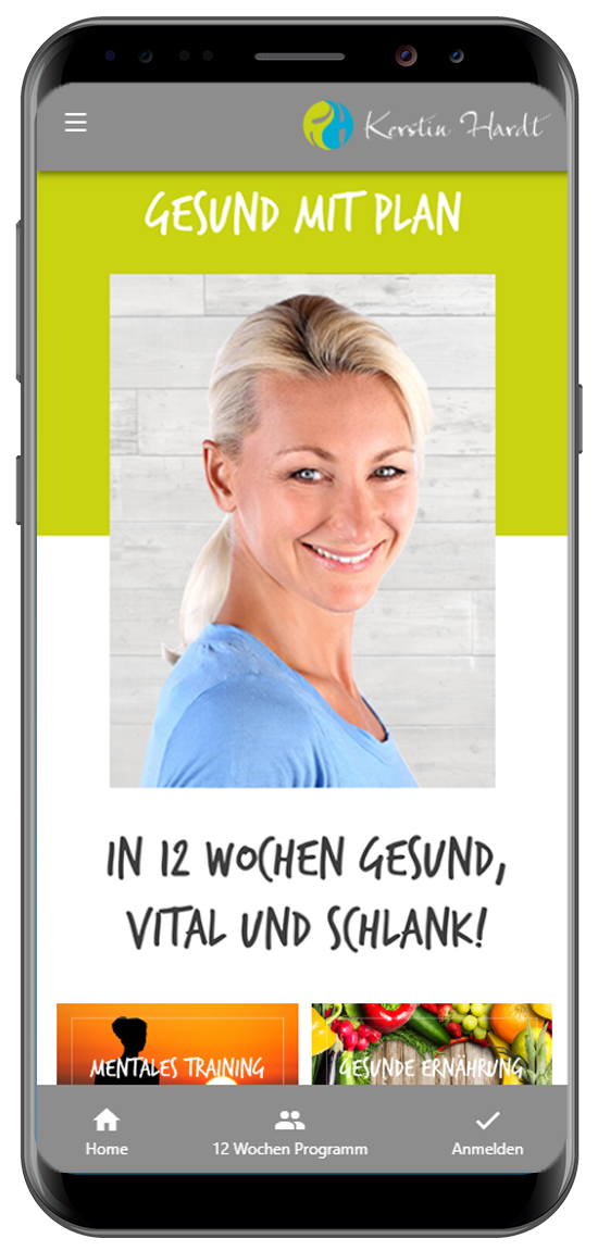 App - PWA Referenz Kerstin Hardt App